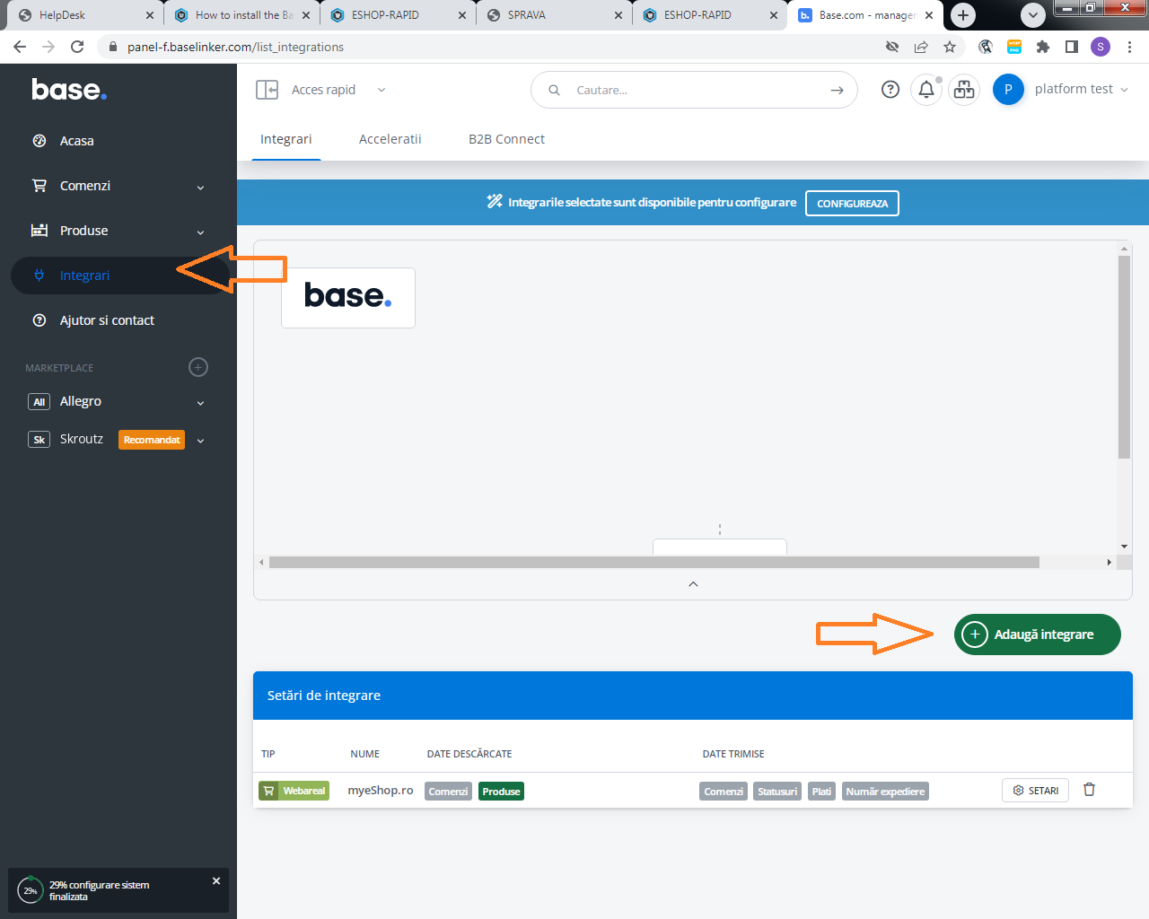 base add integration